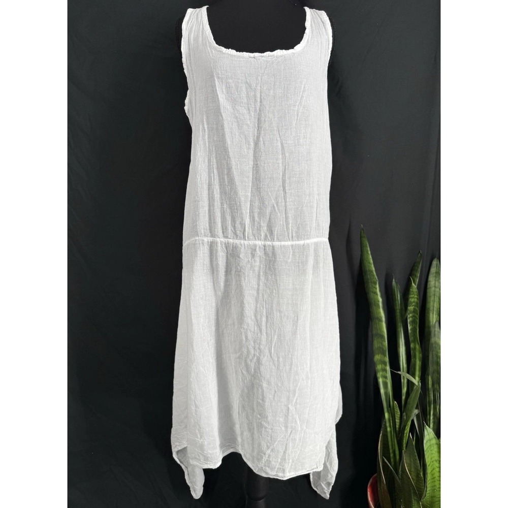 Meo Meli Cotton Gauze Tunic Top M Lagenlook Boho Oversized Beach Cover Up Resort